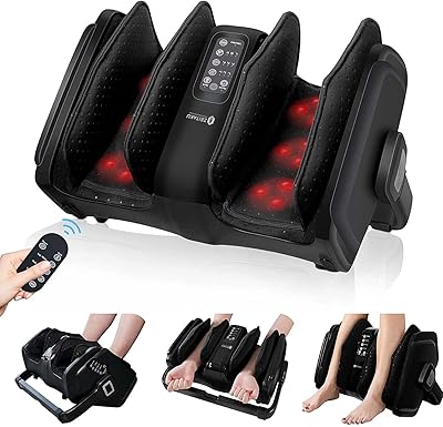 Masseur de pieds zetaco lift avec télécommande massage par chaleur