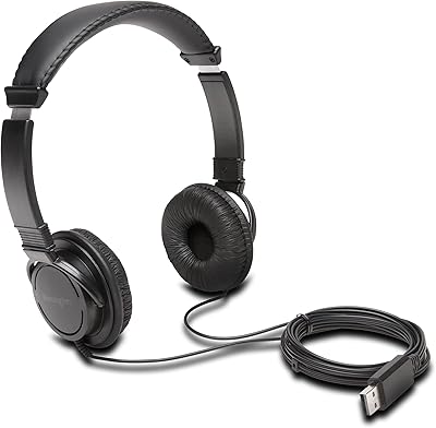 Casque hifi kensington avec port usb type-a (k97600ww)