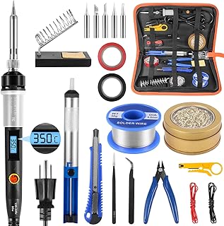 Kit de fer à souder électronique outil de soudage température réglable 80 w