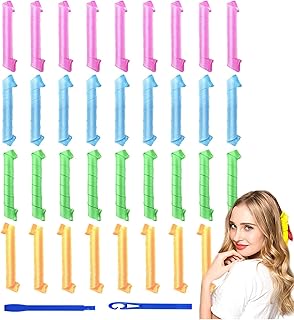 Bigoudis en spirale arabe ensemble de coiffure 36 pièces outils de bouclage