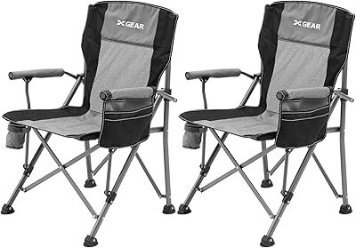 Chaise de camping pliante en acier, chaise de plage de jardin pour adultes