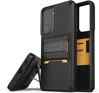 Housse de protection vrs design quick stand pro avec support pour samsung galaxy