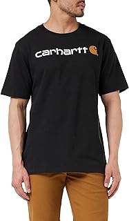 T-shirt à manches courtes carhartt core logo imprimé pour hommes (paquet de 1), bleu, s. Diaytar Sénégal : Le plaisir d'acheter sans se priver