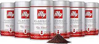 Café moulu illy drip torréfaction moyenne 88 oz (250 g) paquet de 6