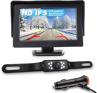 Caméra de recul et kit de moniteur jpp hd système d'observation de vue