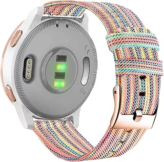 Bracelet de montre en nylon abanen pour venu 2s / vivoactive 4s /