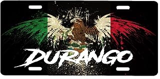 Plaque d'immatriculation en aluminium durango mexique placa 6\" x 12\"