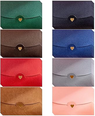 Petites enveloppes 48 ​​mini enveloppes pour cartes cadeaux petites multicolores avec clip. Diaytar : L'e-commerce accessible à tous les Sénégalais