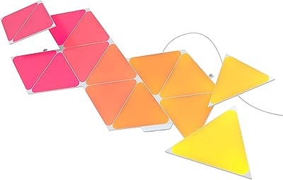 Kit de démarrage triangles nano feuilles par chips - système de panneau led