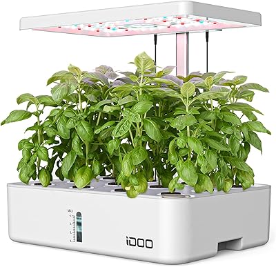 Système de culture hydroponique e-do 12 pièces jardin d'herbes aromatiques d'intérieur avec lumière