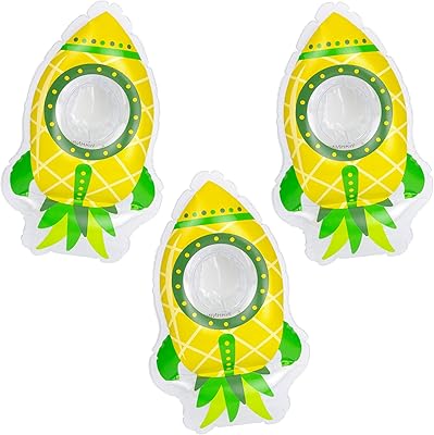 Pack économique gonflable de 3 porte-gobelet flottant pour piscines et spas