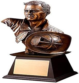 Figurine de coffre trophée en céramique bleu ciel hero 33 cm