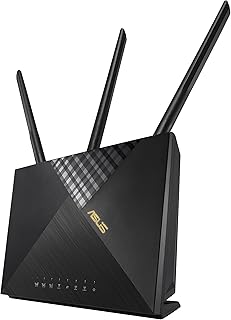 Routeur sans fil gigabit ethernet double bande asus 4g-ax56 - passerelle familiale, protection