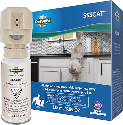 Spray répulsif pour animaux ss scat pet safe, répulsif pour animaux activé