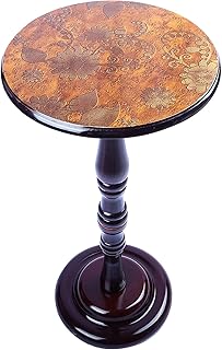 Table d'appoint en bois decor simplify avec base (34x34x73 cm) (f01d)