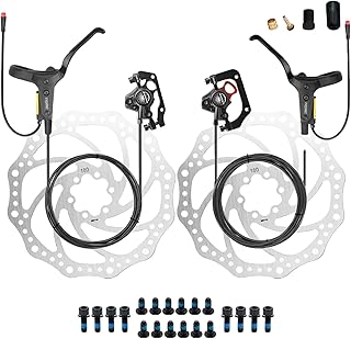 Kit de frein à disque hydraulique pour vélo électrique gfoyh avec rotors