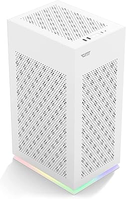 Boîtier d'ordinateur darkflash dlh21 conception mini tour atx boîtier de jeu