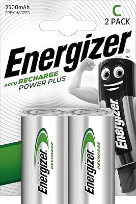 Piles c rechargeables energizer, paquet de 2, engrcc2500, paquet de 2