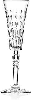 Ensemble de tasses en cristal rcr marilyn, 6 pièces - 170 ml, transparent