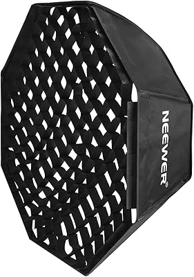 Boîte à lumière flash octogonale neoear 32x32"/80x80cm avec grille et anneau de montage bowens compatible avec nikon, canon, sony, pentax, olympus, panasonic, lumix et neoear flash. Diaytar : Votre allié pouvoir d'achat au quotidien