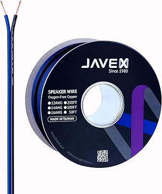 Câble jafex 16awg fil de haut-parleur en cuivre sans oxygène pour amplificateurs hi-fi