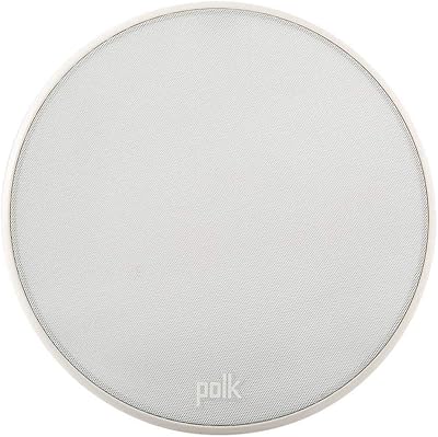 Haut-parleur de plafond mince haute performance polk audio v60 - blanc