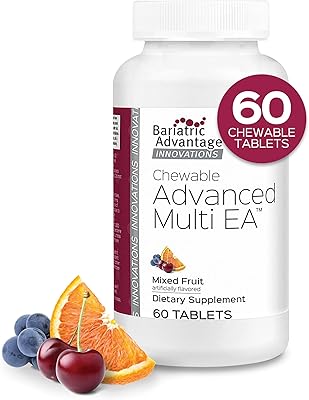 Bariatric advantage multivitamines à croquer polyvalentes à haute puissance pour usage quotidien