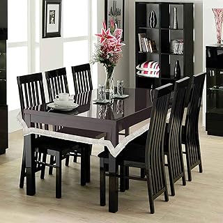 Housse de table de salle à manger rectangulaire en pvc épais de 8