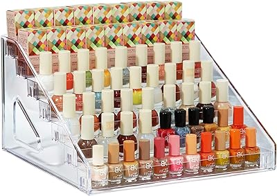 Yeezy organisateur de vernis à ongles 84 bouteilles 7 couches en acrylique