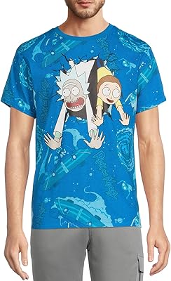 T-shirt à manches courtes rick and morty pour hommes t-shirt classique imprimé