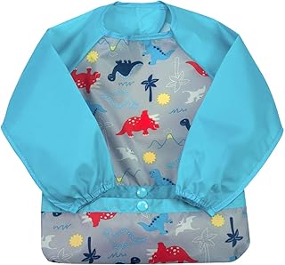 Bavoir bébé snap & go à manches longues green sprouts snap & go