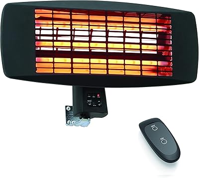 Chauffage de jardin divola core 2 kw 3 réglages de puissance avec télécommande