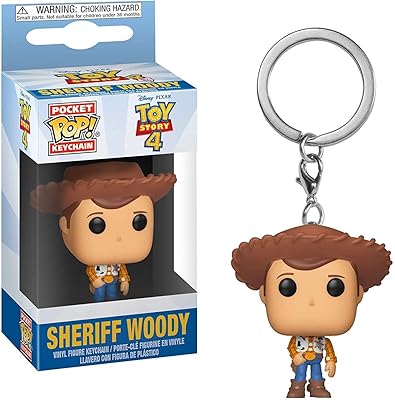 Funko pocket pop! porte-clés : toy story 4 - shérif woody, figurines