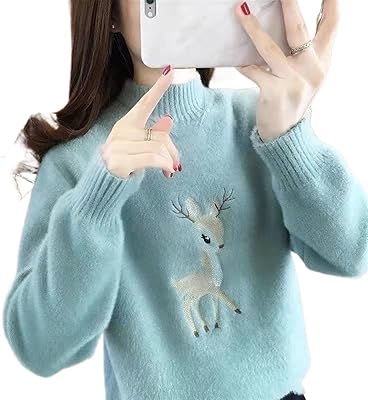 Pull vetex pour femme, pull tricoté pour femme, pull d'hiver ample pour femme