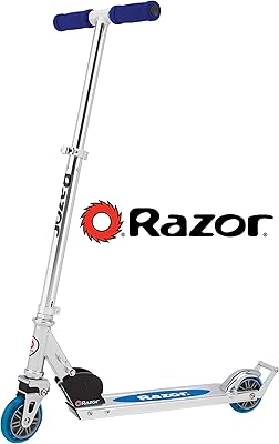 Trottinette razor a2 pour enfants - barre de roue, pliable, légère, système
