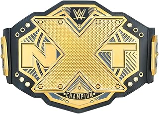 Ceinture de titre de jeu de championnat we authentic wear nxt, dorée, jusqu'à