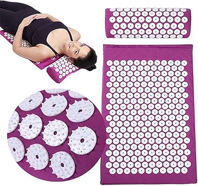 Oreiller de massage zhengjc tapis de yoga soulagement de la pression massage pied dos oreiller soulagement de la douleur coussin haute élasticité et tapis de yoga durable. Diaytar Sénégal : Diversité produits, unité de prix bas