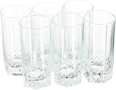 Ensemble de gobelets hauts pasabahas false 290 cc, 6 pièces