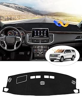Couverture de tableau de bord cartest adaptée pour chevrolet suburban tahoe gmc yukon