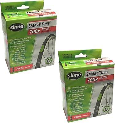 Chambres à air pour vélo slime smart tube 700 x 19-25c - valve