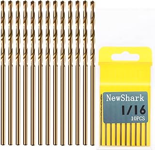 1 16 "forets au cobalt 10 pièces de forets à métal m35