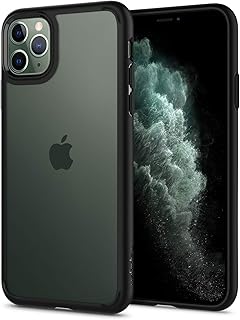 Coque spigen ultra hybrid conçue pour iphone 11 pro max - noir mat