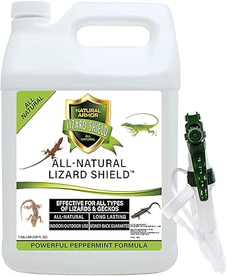 Spray répulsif naturel contre les lézards et les geckos formule puissante à la menthe