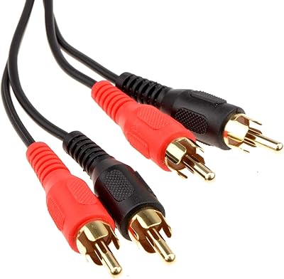 Câble double rca world of data de 5 m - plaqué or 24