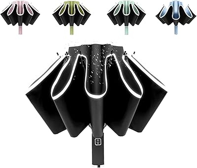 Parapluie anti-uv petit parapluie inversé coupe-vent parapluie de pluie grand parapluie automatique réversible