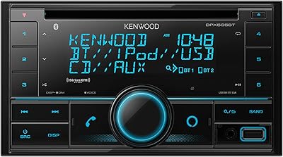 Kenwood dpx505bt stéréo de voiture double din am fm avec bluetooth commande
