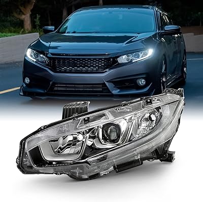 - pour honda civic ex ex-t lx ex-l lx-p dx 2016-2021 [type halogène]