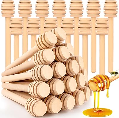 Bâton de miel - 20 pièces en bois, mini bâton de miel