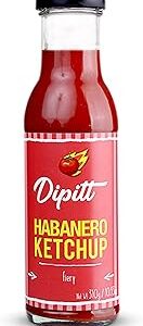 Débit habanero ketchup 310g | condiments pour tremper, dresser et cuisiner | ogm vérifié | sans gluten | sans arômes artificiels | meilleure bouteille en verre. Faites des économies avec Diaytar, le leader du e-commerce discount au Sénégal