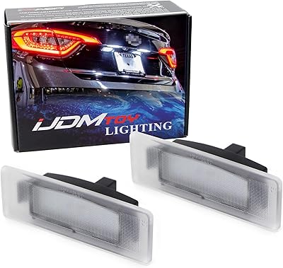 Ajdm toy feux de plaque d'immatriculation led blanc xénon pour kia optima k5